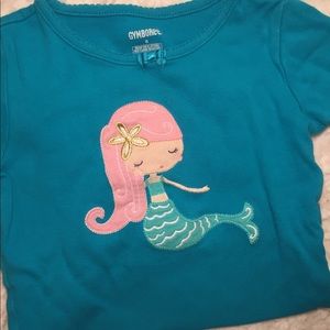 GYMBOREE GIRLS MERMAID SHIRT SIZE 6 🌸
